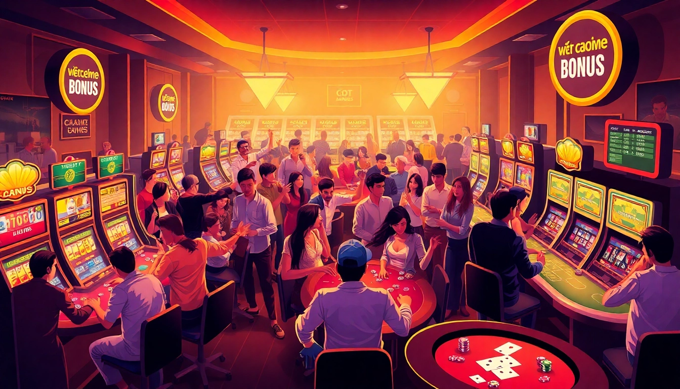 Discover top deneme bonusu veren siteler with engaging casino experiences in a vibrant setting.