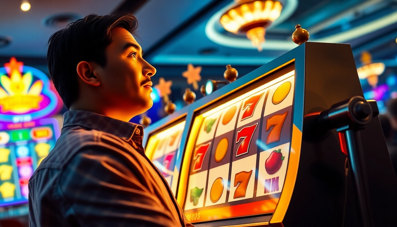 Mesin slot gacor bertenaga tinggi dengan slot cerah di kasino online yang mengundang.