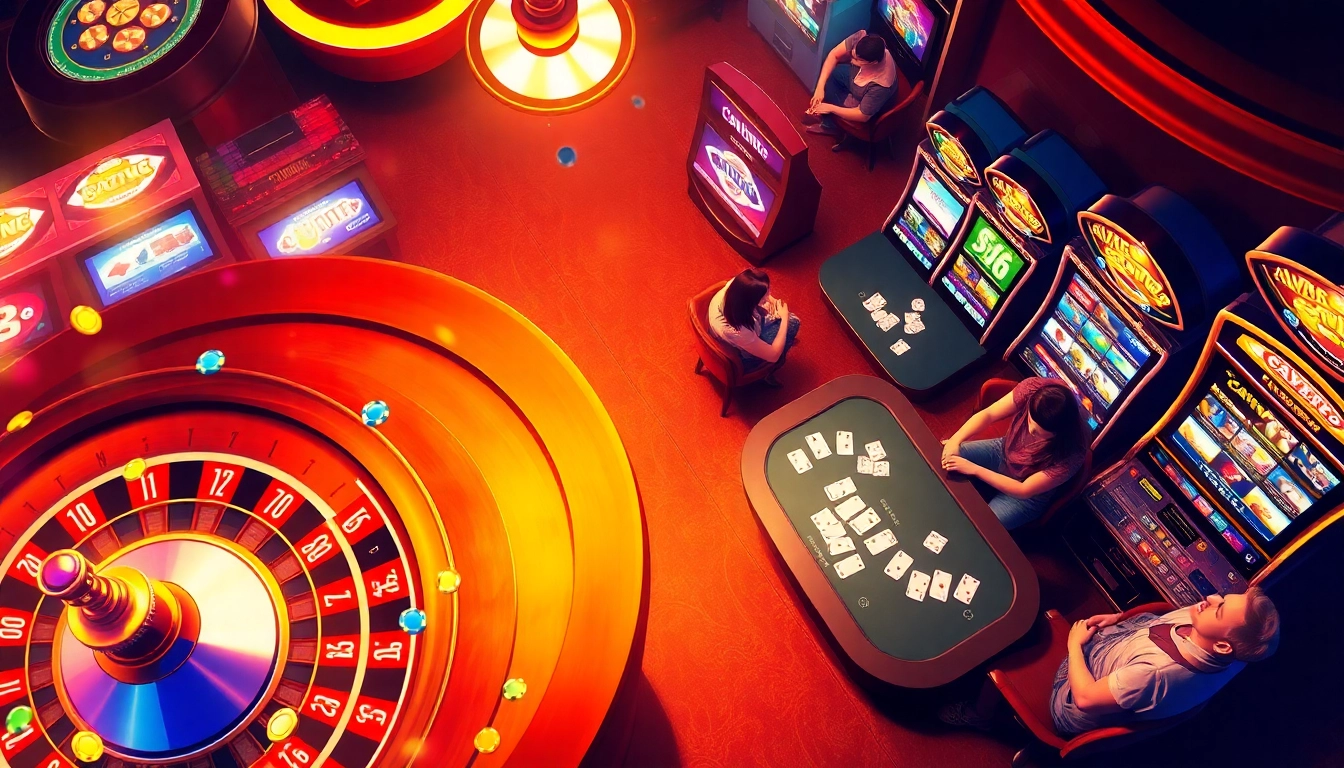 Experience Y999 Game Download as players engage thrillingly at casino tables.