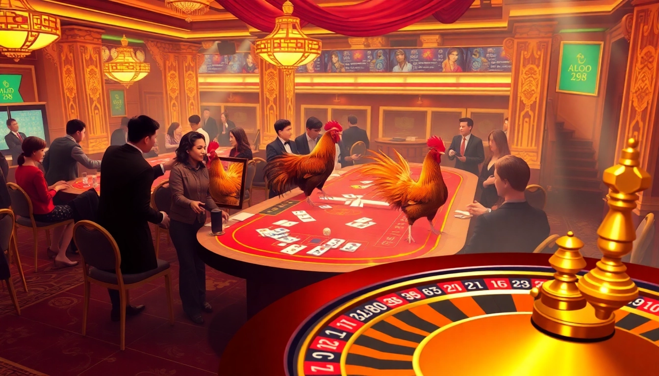 Experience thrilling cockfighting action with alo789 đá gà at a vibrant online casino.